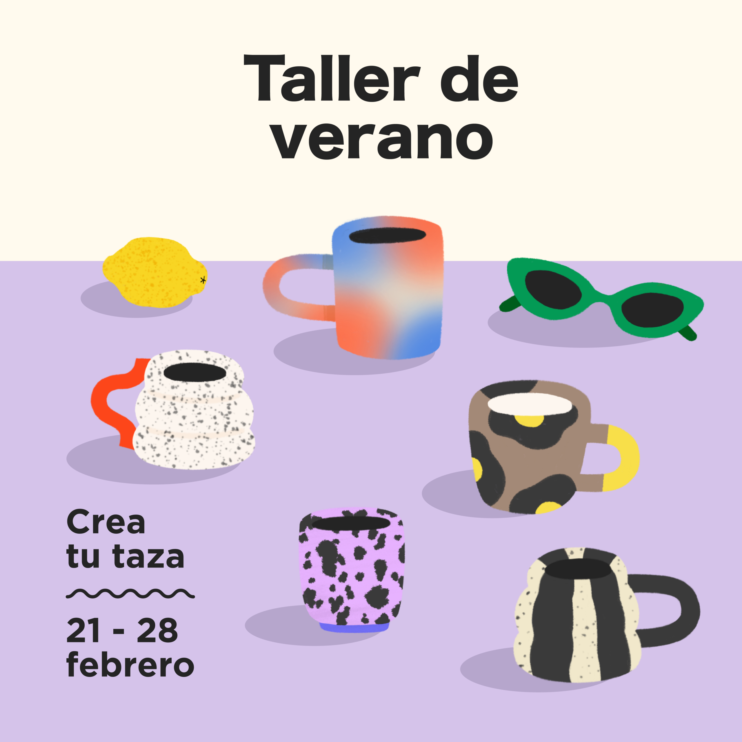 Taller de verano – Crea tu taza